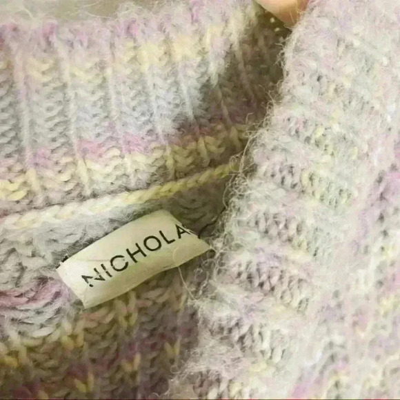 Nicholas Maliya Sweater Purple Alpaca Wool Size XS - Picture 4 of 8